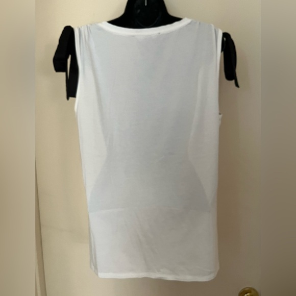 White House Black Market Relaxed White Tank Top - Picture 2 of 4